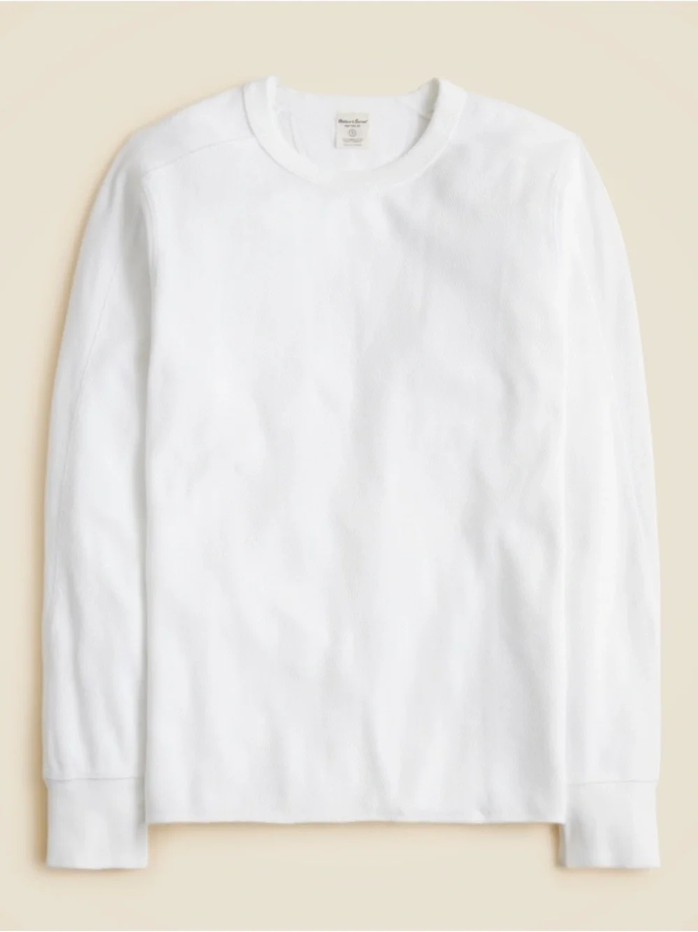 J crew Wallace & Barnes honeycomb thermal crewneck